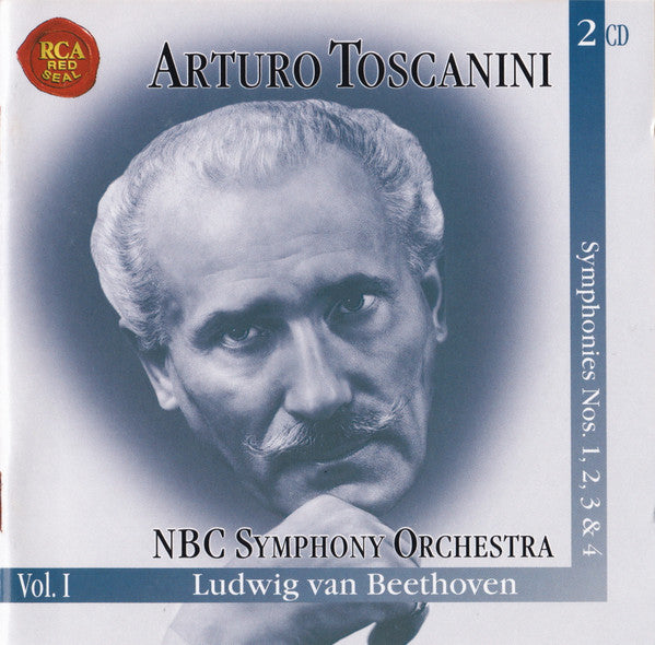 Ludwig van Beethoven, Arturo Toscanini, NBC Symphony Orchestra : Symphonies Nos. 1, 2, 3 & 4 (2xCD, Comp, RM)