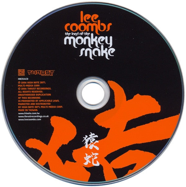 Lee Coombs : The Land Of The Monkey Snake (CD, Comp, Mixed)