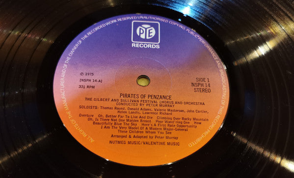 Gilbert & Sullivan : Highlights From The Pirates Of Penzance (LP, Album)