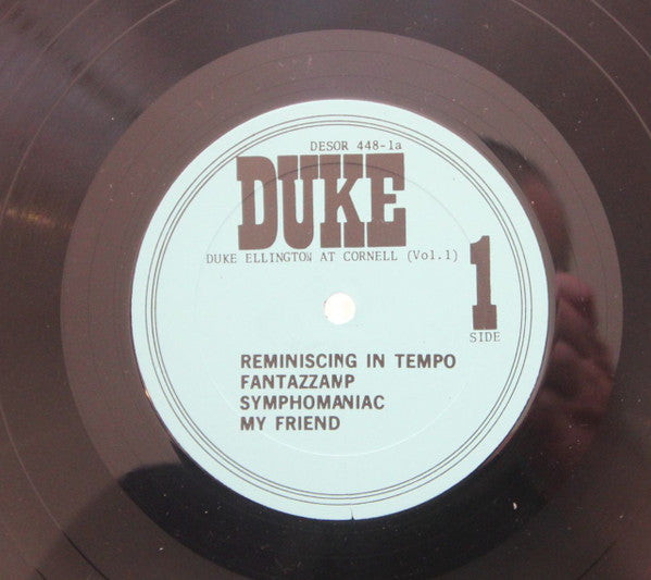 Duke Ellington : The Duke At Cornell Volume One  (LP)