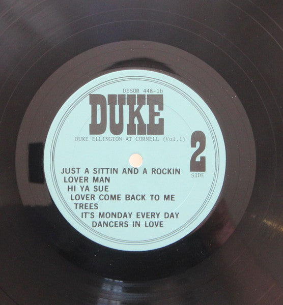 Duke Ellington : The Duke At Cornell Volume One  (LP)