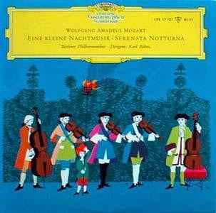 Wolfgang Amadeus Mozart - Berliner Philharmoniker, Karl Böhm : Eine Kleine Nachtmusik / Serenata Notturna (10", Mono)