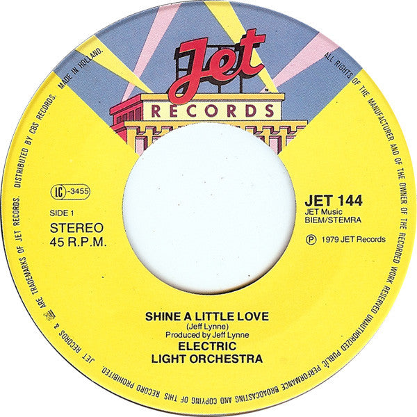 Electric Light Orchestra : Shine A Little Love (7", Single, Tex)