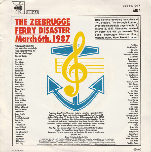 Ferry Aid : Let It Be (7", Single)