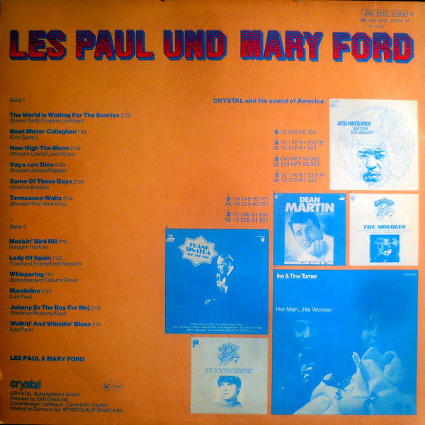 Les Paul & Mary Ford : Les Paul Und Mary Ford (LP, Comp, Mono, RE)