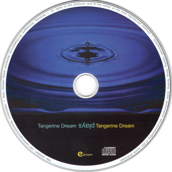 Tangerine Dream : Plays Tangerine Dream (CD, Album)