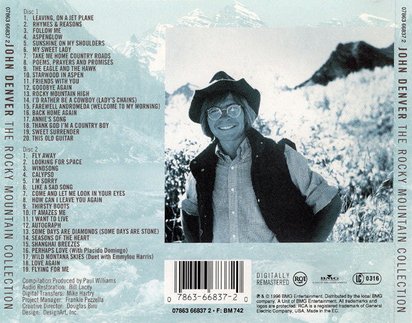 John Denver : The Rocky Mountain Collection (2xCD, Comp, RE, RM, Sli)