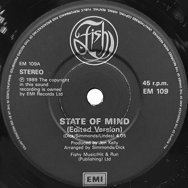 Fish : State Of Mind (7", Single, Pap)
