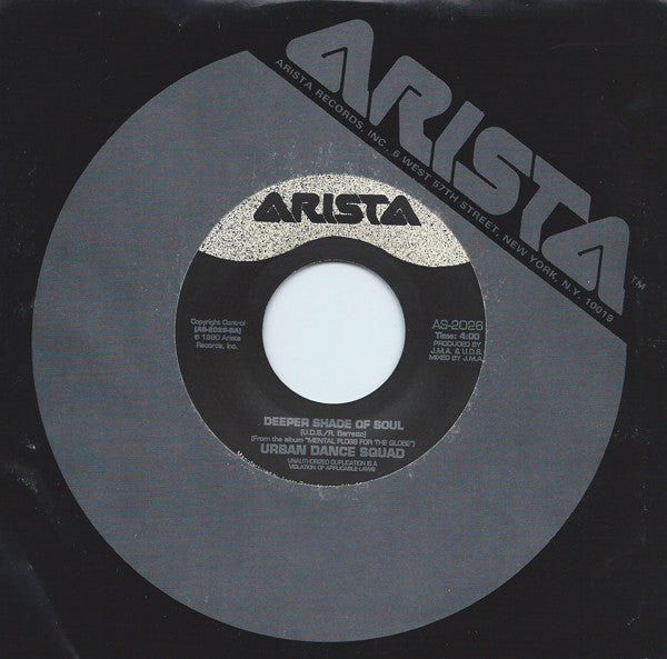 Urban Dance Squad : Deeper Shade Of Soul (7")