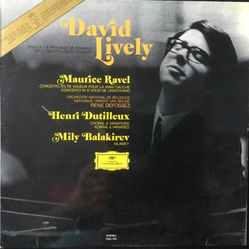 David Lively : Concours Musical International Reine Elisabeth 1972  (LP, Album)