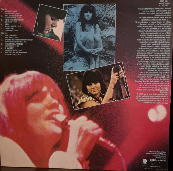 Linda Ronstadt : Different Drum (LP, Comp, Mono, RE)
