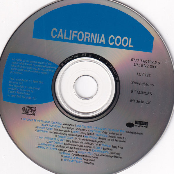 Various : California Cool (CD, Comp)