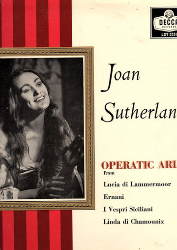 Joan Sutherland : Operatic Arias (LP, Album, Mono, RP)