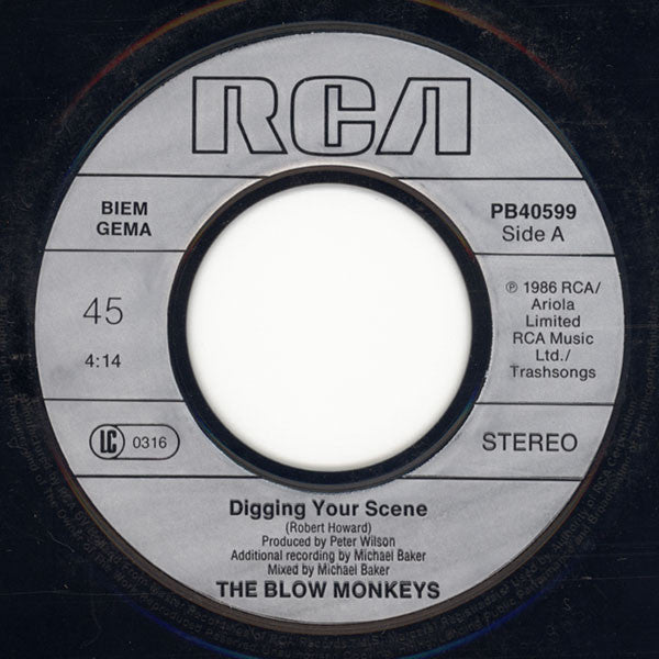 The Blow Monkeys : Digging Your Scene (7", Single)