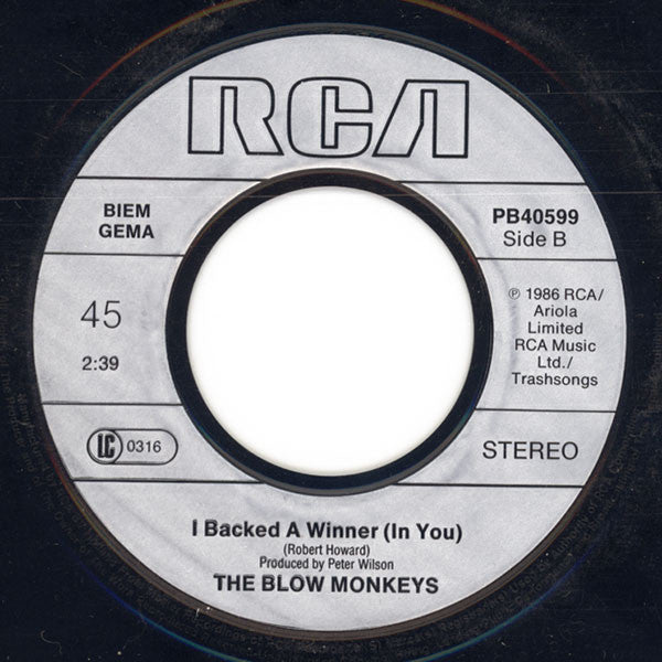 The Blow Monkeys : Digging Your Scene (7", Single)