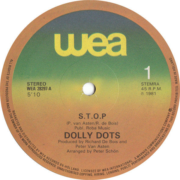 Dolly Dots : S.T.O.P. (12", Maxi)