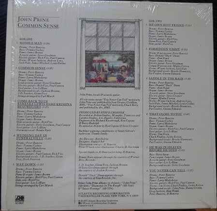 John Prine : Common Sense (LP, Album, Mon)