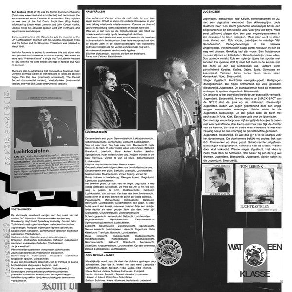 Ton Lebbink : Luchtkastelen (LP, RE)