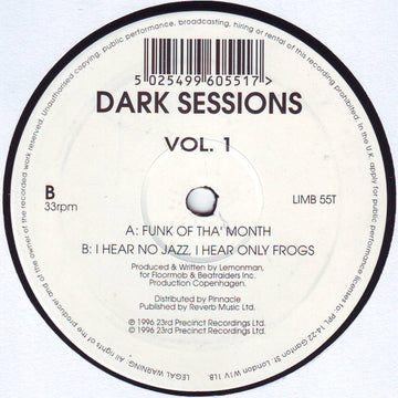 Dark Sessions (2) : Vol. 1 (12")