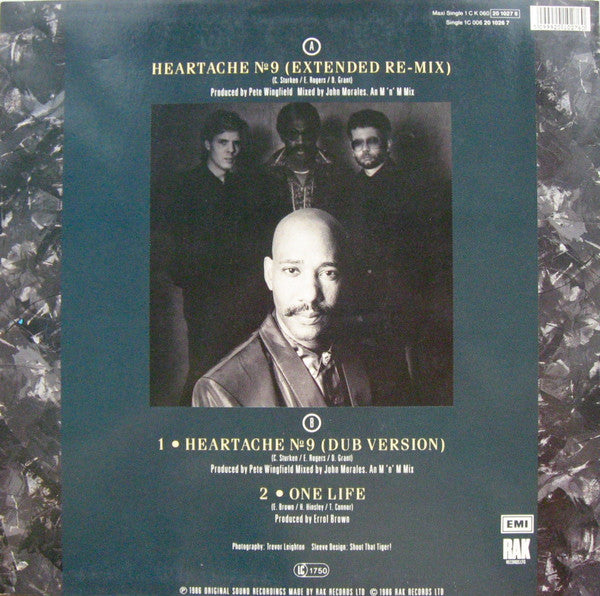Hot Chocolate : Heartache No 9 (Extended Mix) (12", Maxi)