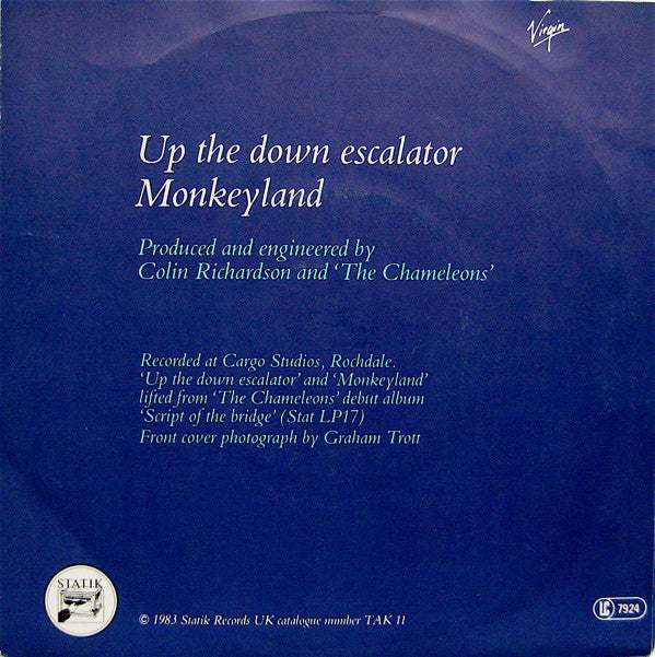 The Chameleons : Up The Down Escalator (7", Single)
