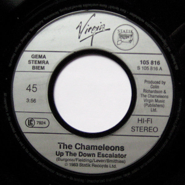 The Chameleons : Up The Down Escalator (7", Single)