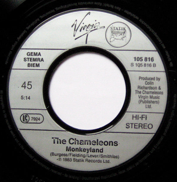 The Chameleons : Up The Down Escalator (7", Single)