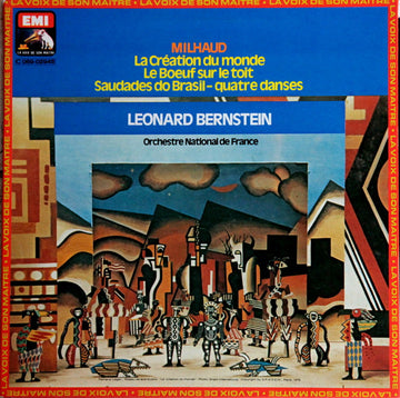 Darius Milhaud · Leonard Bernstein · Orchestre National De France : La Création Du Monde / Le Bœuf Sur Le Toit / Saudades Do Brasil  (Quatre Dances) (LP, Album, Quad, Gat)
