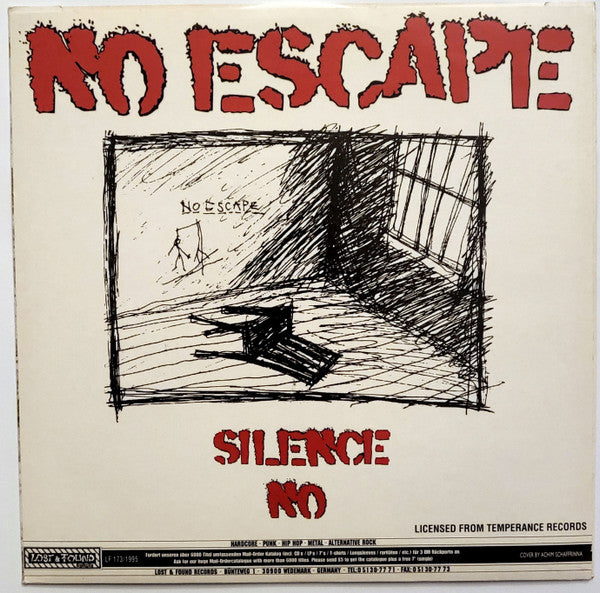 Bonesaw / No Escape : Bonesaw / No Escape (7", EP, Smplr, Whi)