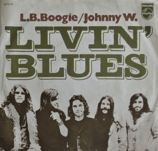 Livin' Blues : L.B. Boogie / Johnny W. (7", Pap)