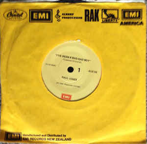 Paul Jones : I've Been A Bad Bad Boy (7", Single, RE)