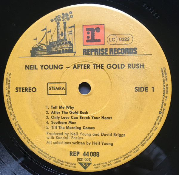 Neil Young : After The Gold Rush (LP, Album, RE, Gat)