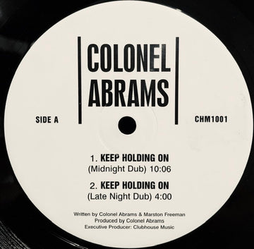 Colonel Abrams : Keep Holding On (12")