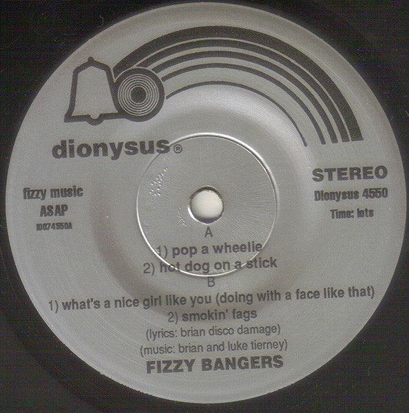 Fizzy Bangers : Pop A Wheelie (7", EP)