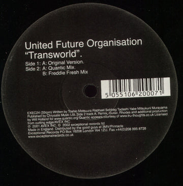 United Future Organization : Transworld (12")