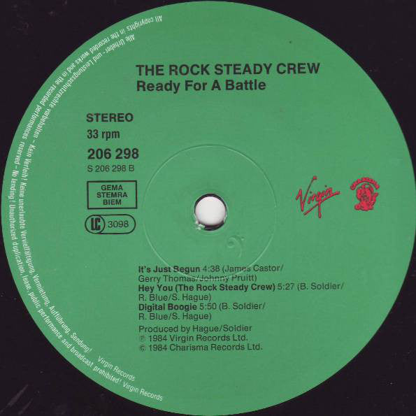 The Rock Steady Crew : Ready For Battle (LP, Album)