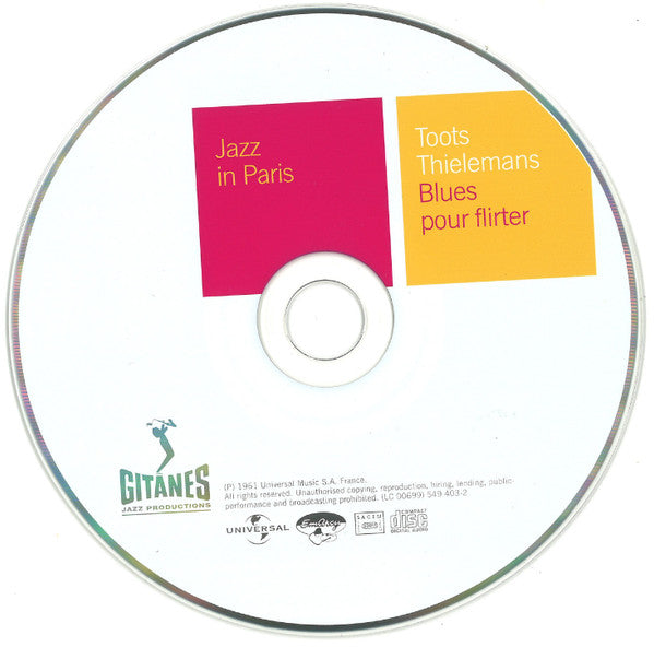 Toots Thielemans : Blues Pour Flirter (CD, Album, RM, RP, Dig)