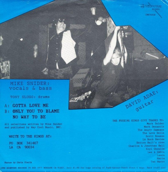 The Kings Of Oblivion : Gotta Love Me (7", Yel)