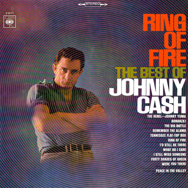 Johnny Cash : Ring Of Fire - The Best Of Johnny Cash (LP, Comp, RE)