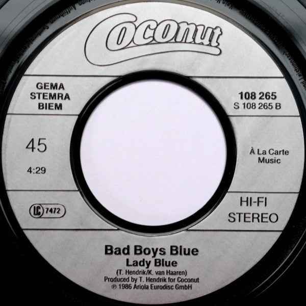 Bad Boys Blue : Love Really Hurts Without You (7", Single)