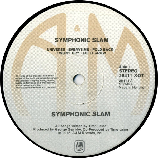 Symphonic Slam : Symphonic Slam (LP, Album)
