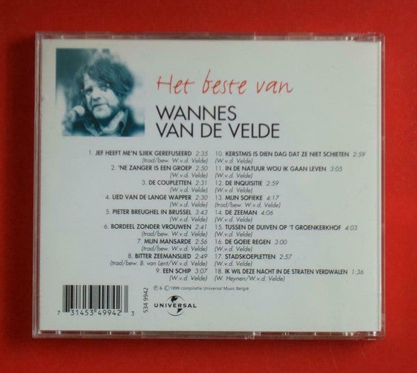 Wannes Van De Velde : Het Beste Van (CD, Comp)