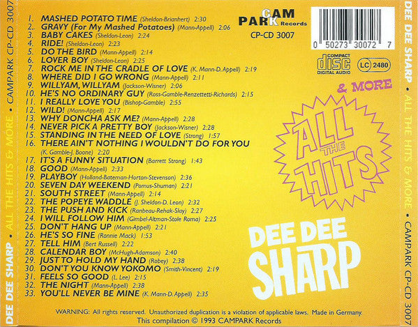 Dee Dee Sharp : All The Hits & More (CD, Comp)