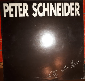 Peter Schneider (4) : P.S. With Love (LP, Album)