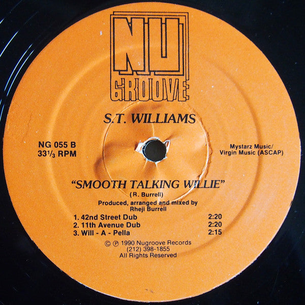 S.T. Williams : Smooth Talking Willie (12")