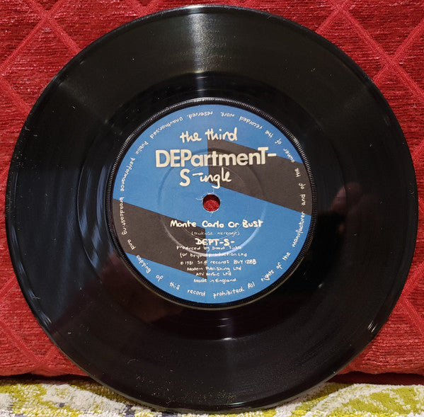 Department S : I Want / Monte Carlo Or Bust (7", Single, CBS)