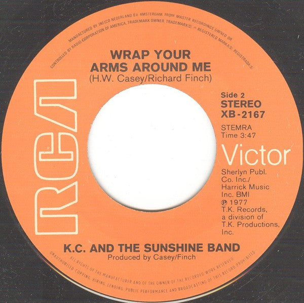 KC & The Sunshine Band : I'm Your Boogie Man (7")