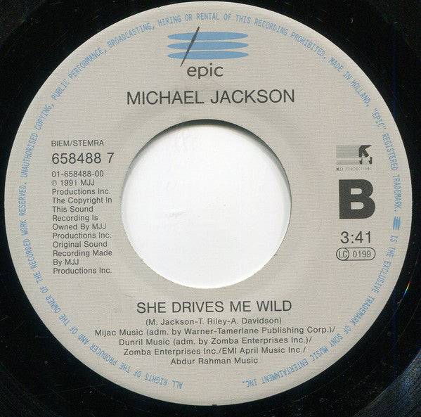 Michael Jackson : Heal The World (7", Single)