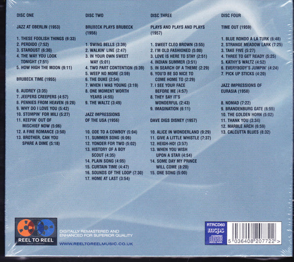 Dave Brubeck : Eight Classic Albums (4xCD, Comp, RE, RM, Dig)