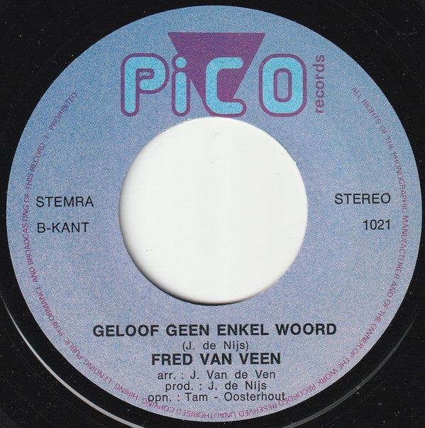 Fred van Veen : Helena (7", Single)
